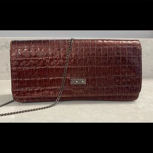 XOXO Deep Red evening bag / clutch